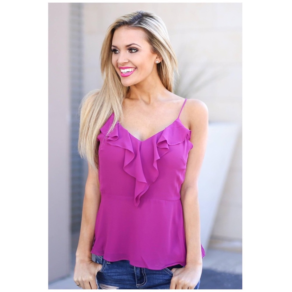Long Beach Tank Top - Fuchsia